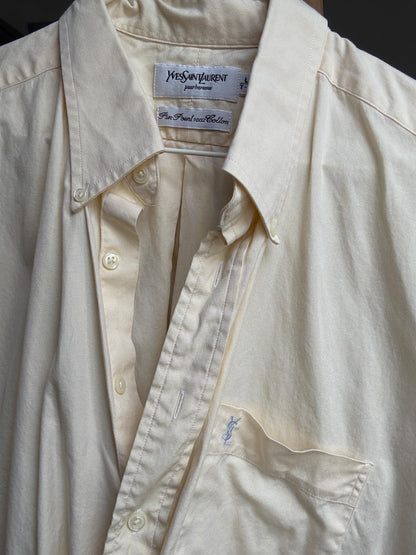 Vintage YSL Oversized Button Down Shirt — additional view 6