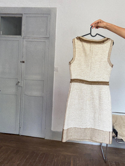 Silk & Cashmere Midi Dress by Alberta Ferretti — additional view 10