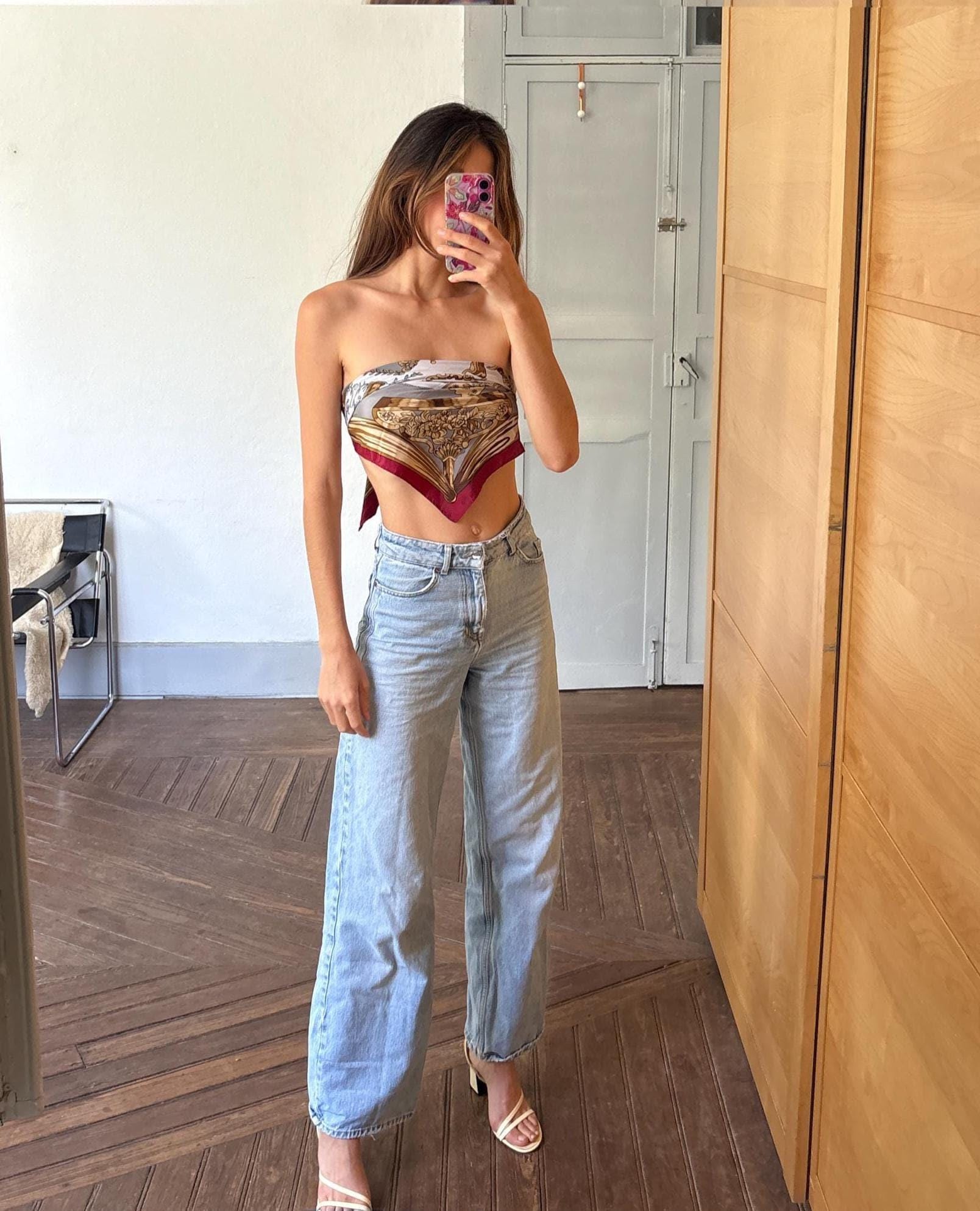 Vintage hermès silk scarf | 100% silk square foulard | bold gold baroque print | made in france | classic french designer scarf 86x86 cm