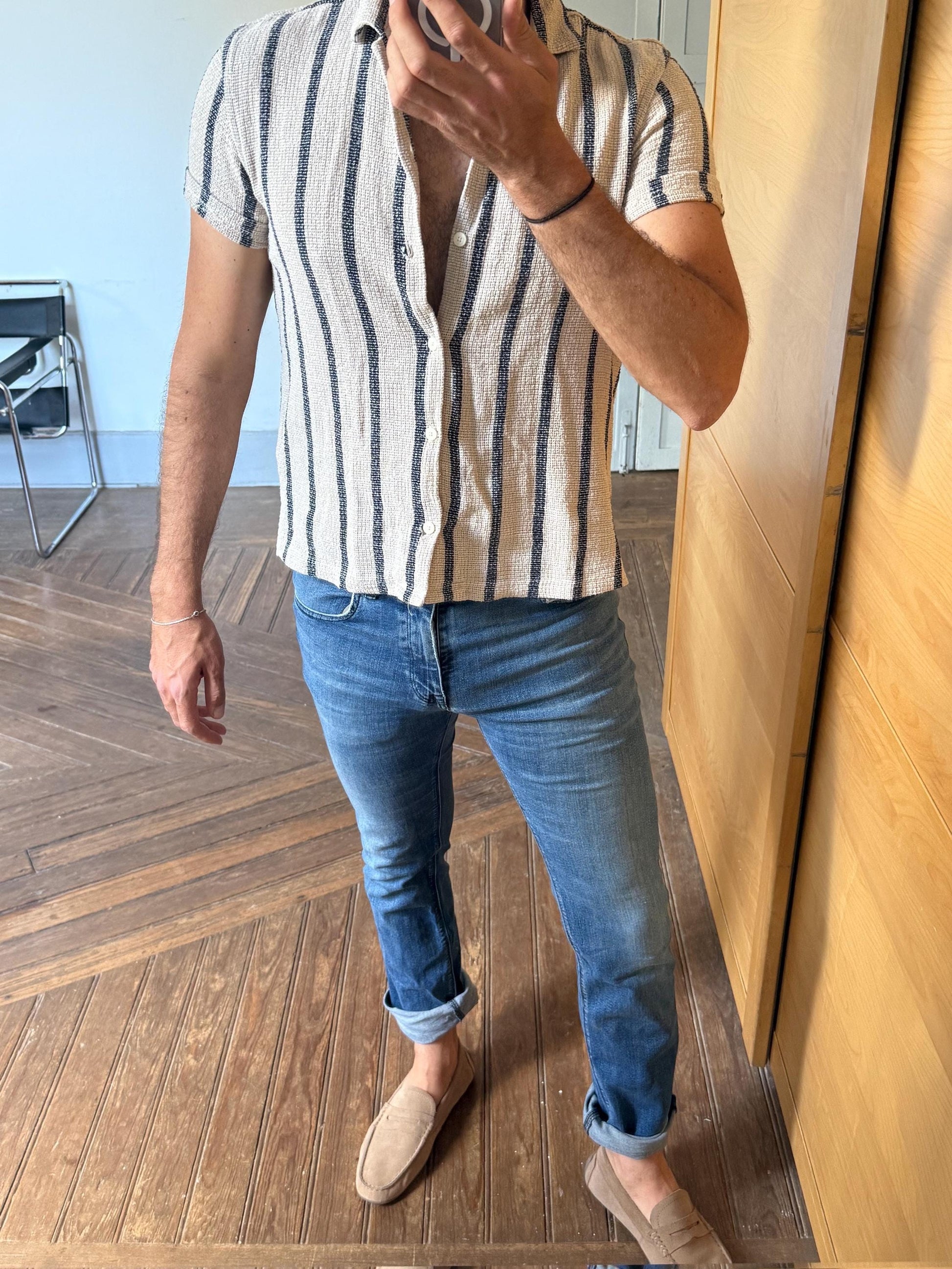 Hugo boss jeans size 32/34 de blue wash trousers men’s straight leg denim pants w39 l107 eu m us m