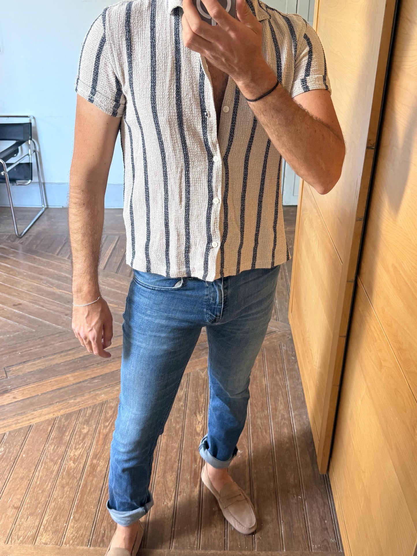 Hugo boss jeans size 32/34 de blue wash trousers men’s straight leg denim pants w39 l107 eu m us m