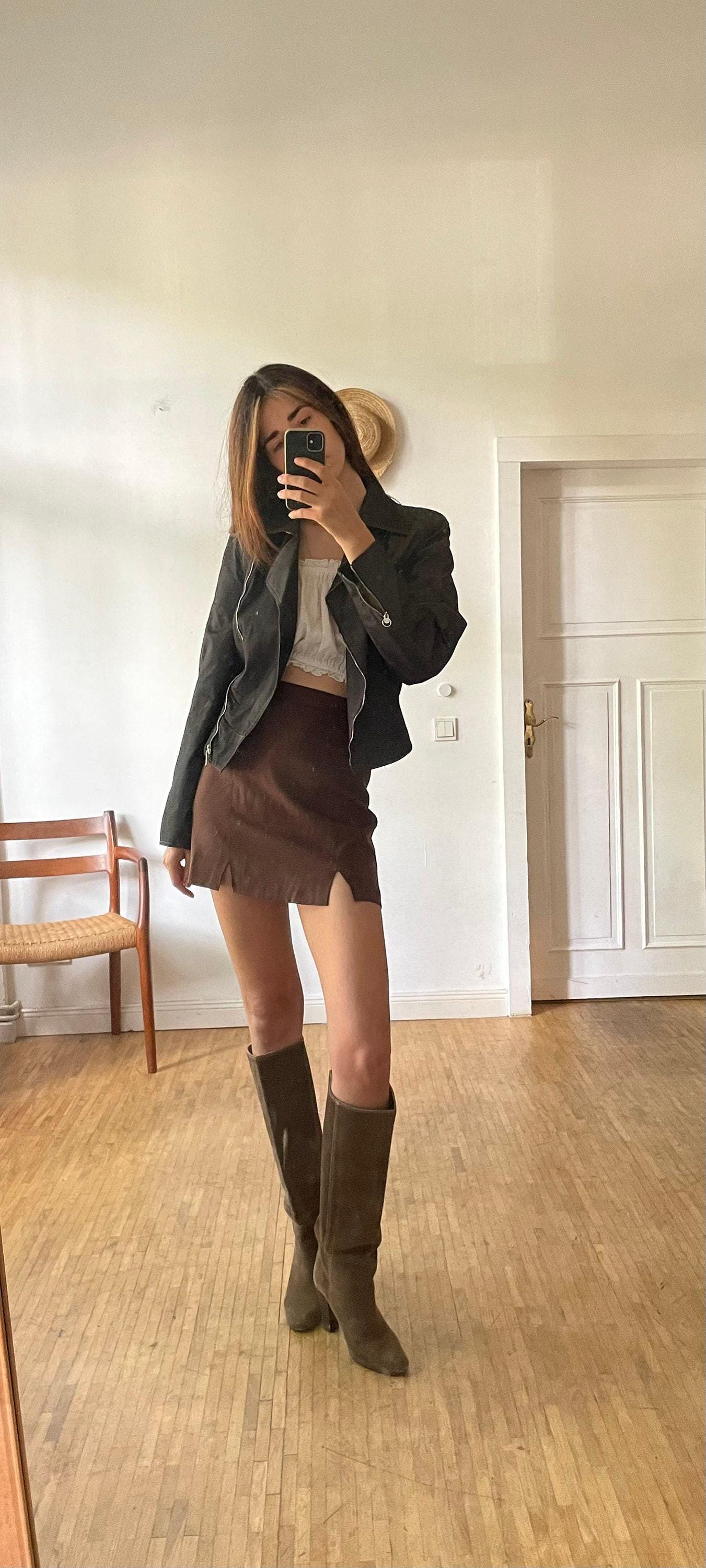 Vintage ESCADA silk biker-style jacket – lightweight black designer jacket with zip detail and tiger-print lining, size S