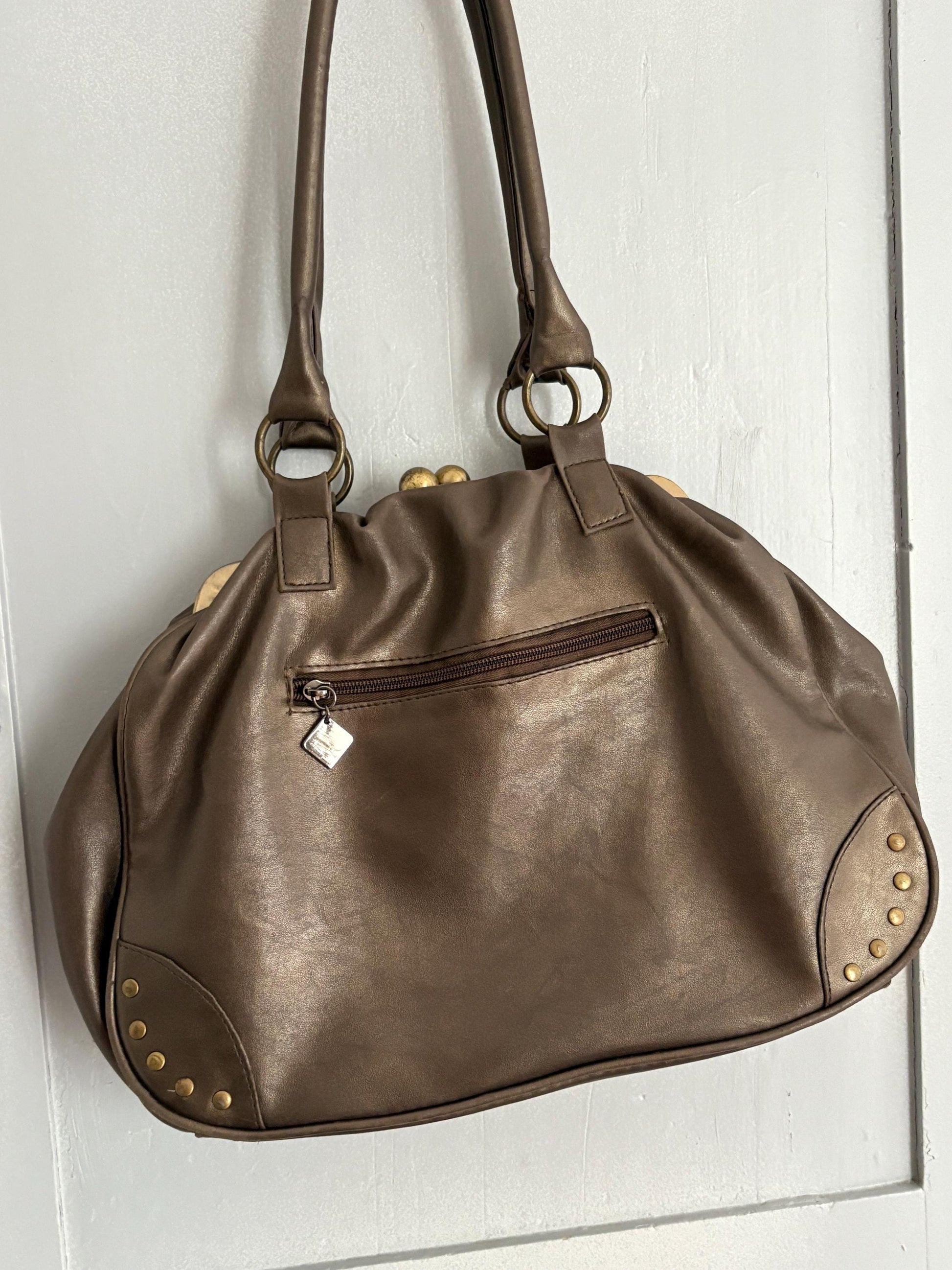 Vintage Helena Rubinstein Shoulder Bag – 90s Minimalist Black Purse, Elegant Everyday Aesthetic, Classic Designer Style