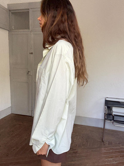 Vintage Light Green Oversized Pierre Cardin Shirt — additional view 6
