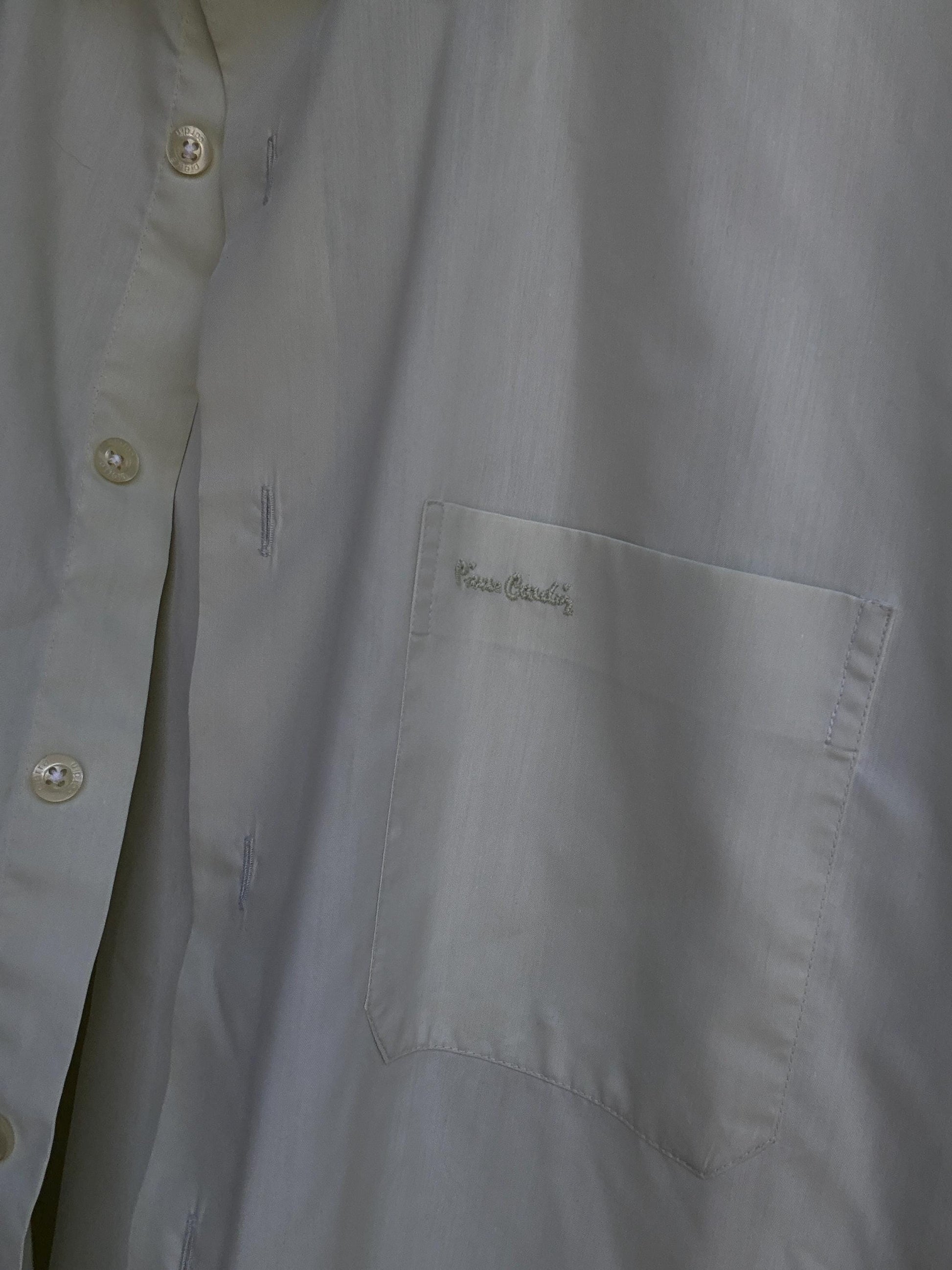 Vintage Pierre Cardin light green Oversized Shirt | Unisex Fit | Size XL