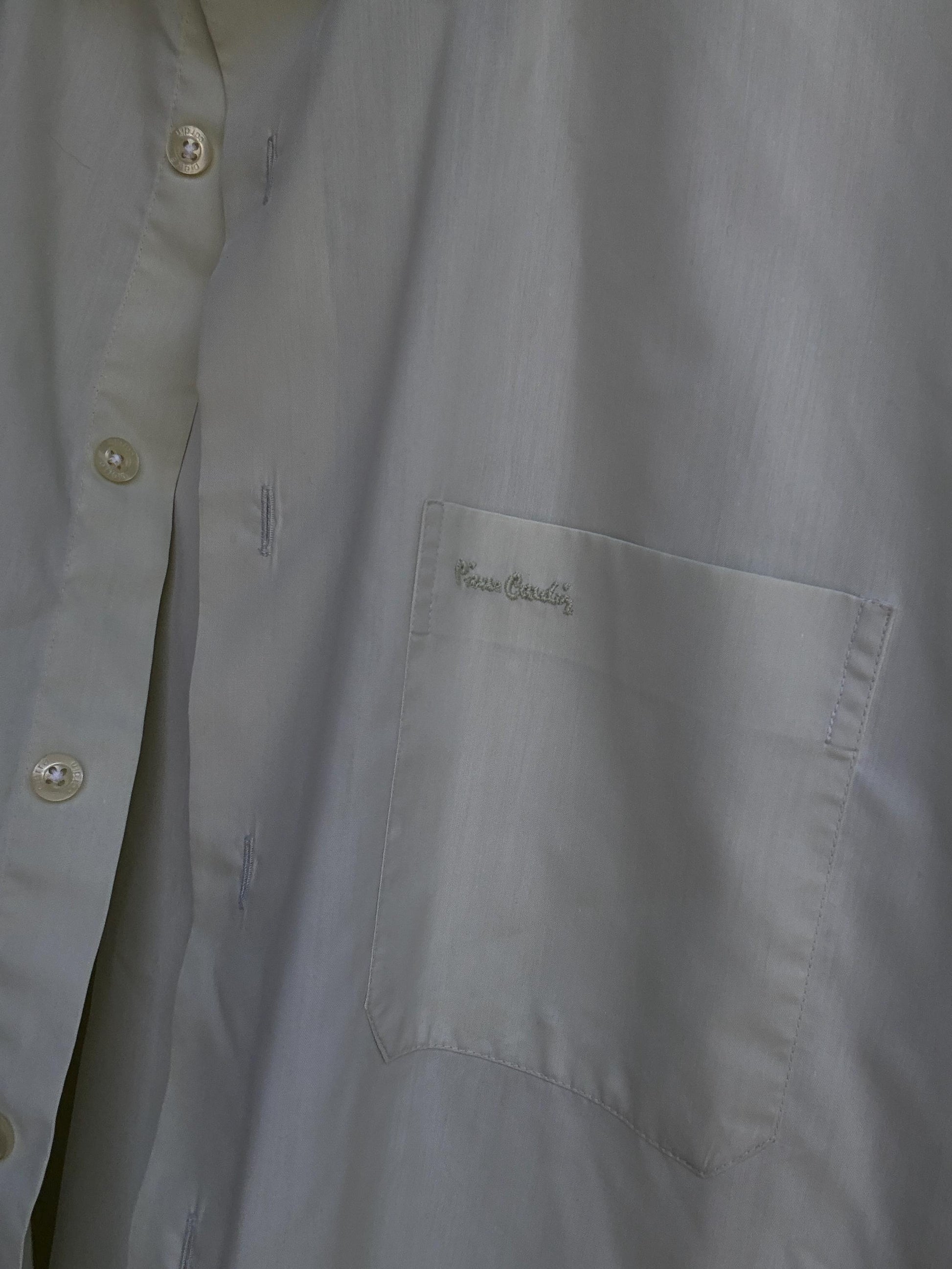 Vintage Pierre Cardin light green Oversized Shirt | Unisex Fit | Size XL