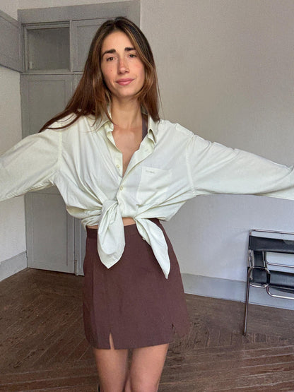 Vintage Light Green Oversized Pierre Cardin Shirt — additional view 7