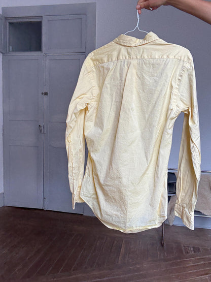 Vintage Ralph Lauren Oversized Button-Up Shirt — fabric close-up