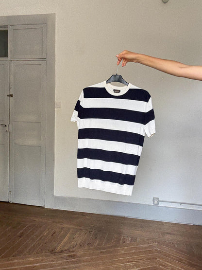 Navy & White Striped Tee Inspired by Brigitte Bardot — additional view 8