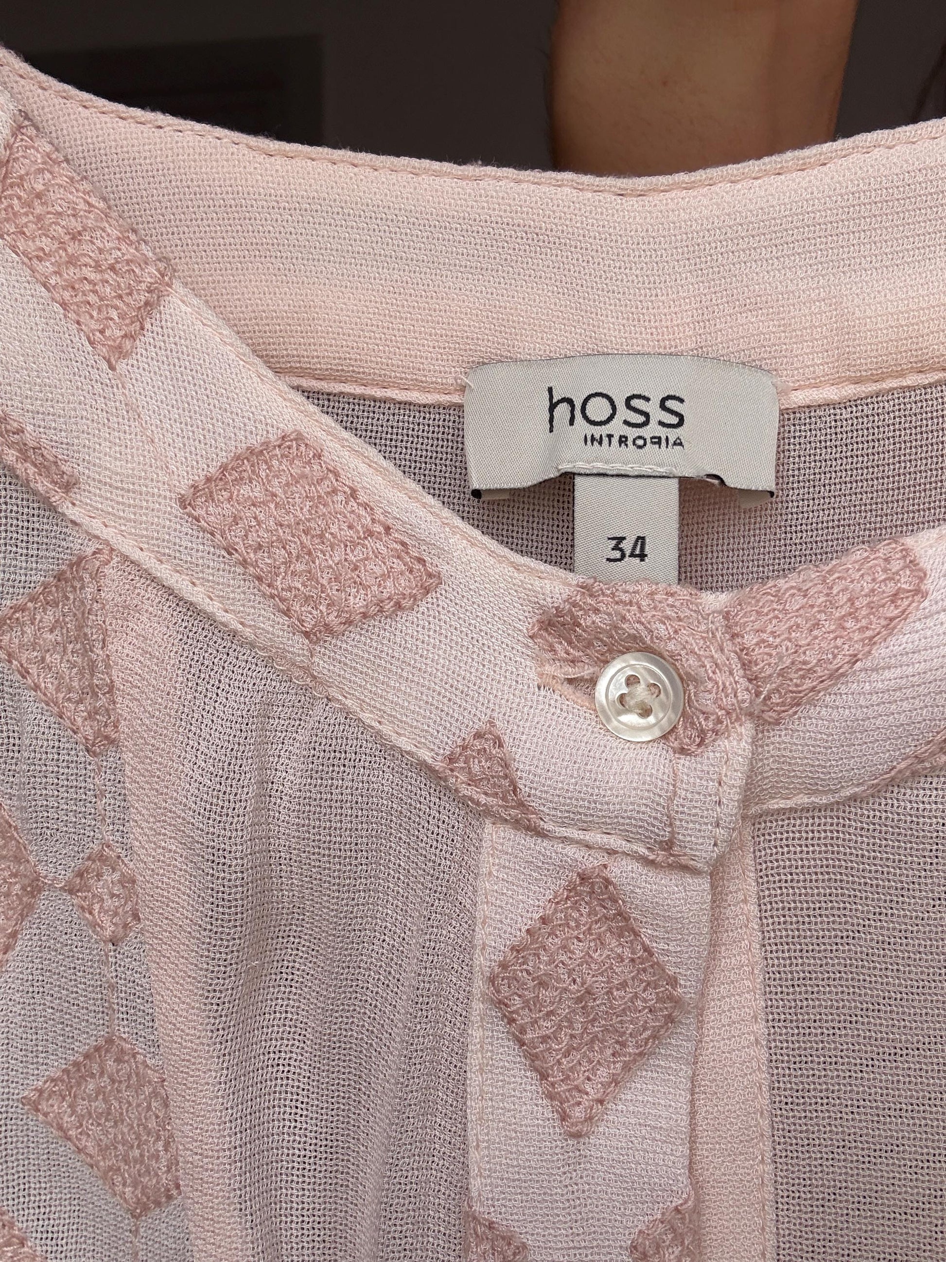 Luxury Silk Pink Mini Dress — additional view 8