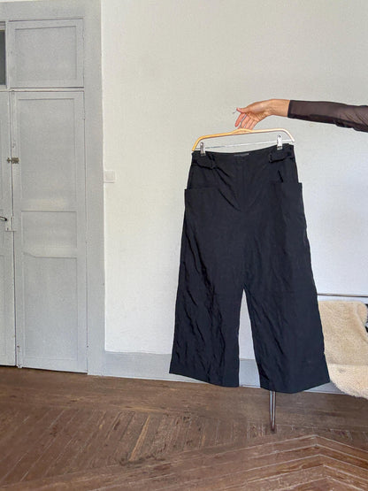 Annette Görtz Black Wide Leg Trousers — additional view 7