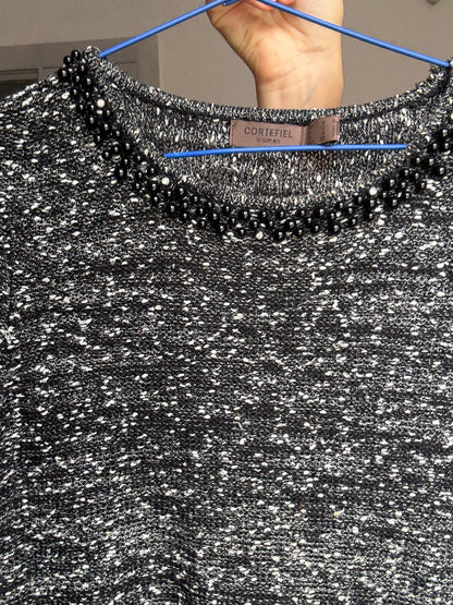 Luxe Beaded Tweed Mini Dress — additional view 9