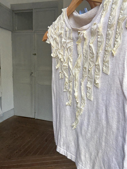 Vintage Paul Smith Ruffle Detail Sleeveless Top — additional view 7
