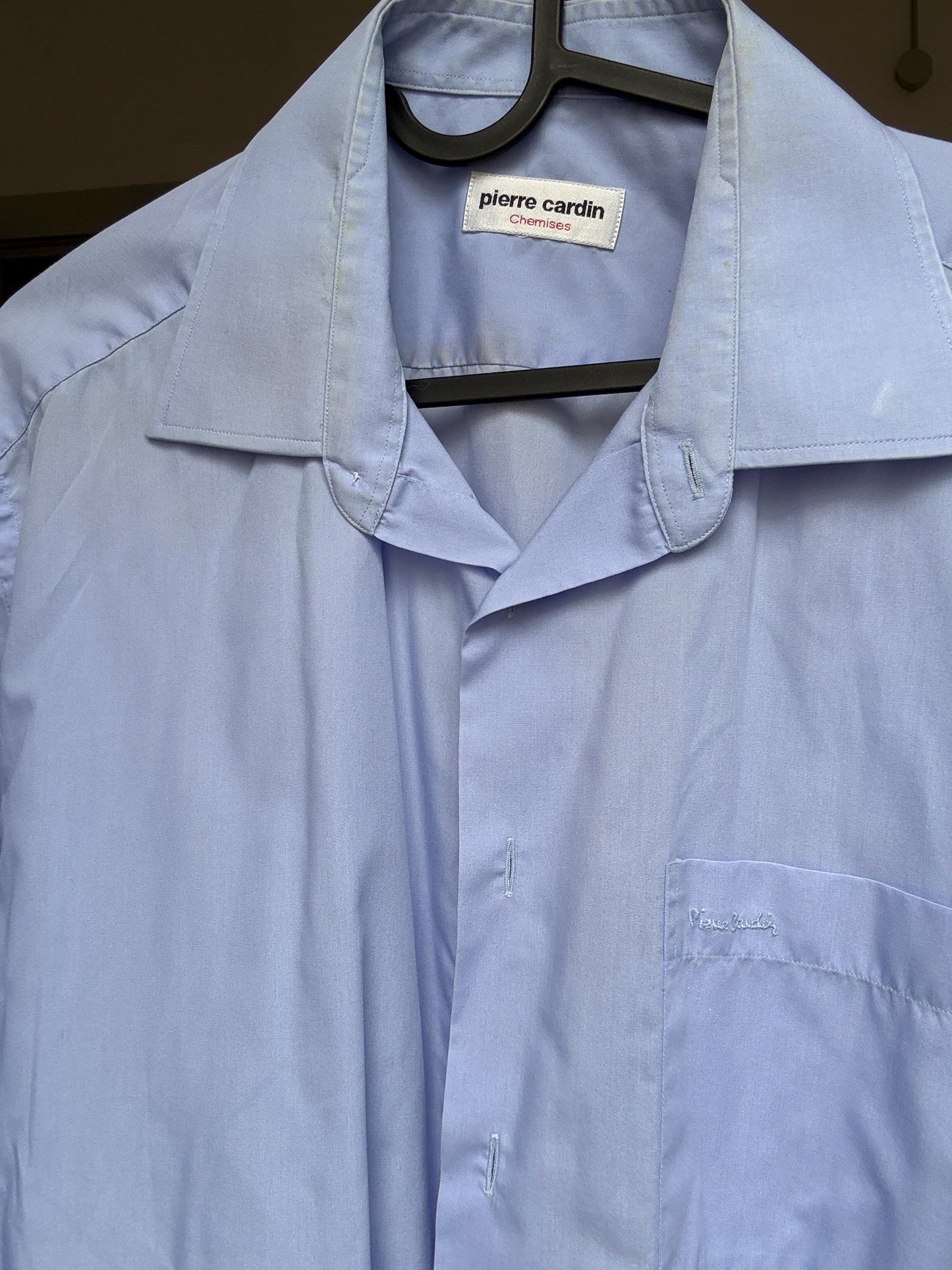 Vintage Pierre Cardin oversized button down shirt, size 43 – Scandi cool girl style à la Sofia Richie Grainge streetwear aesthetic