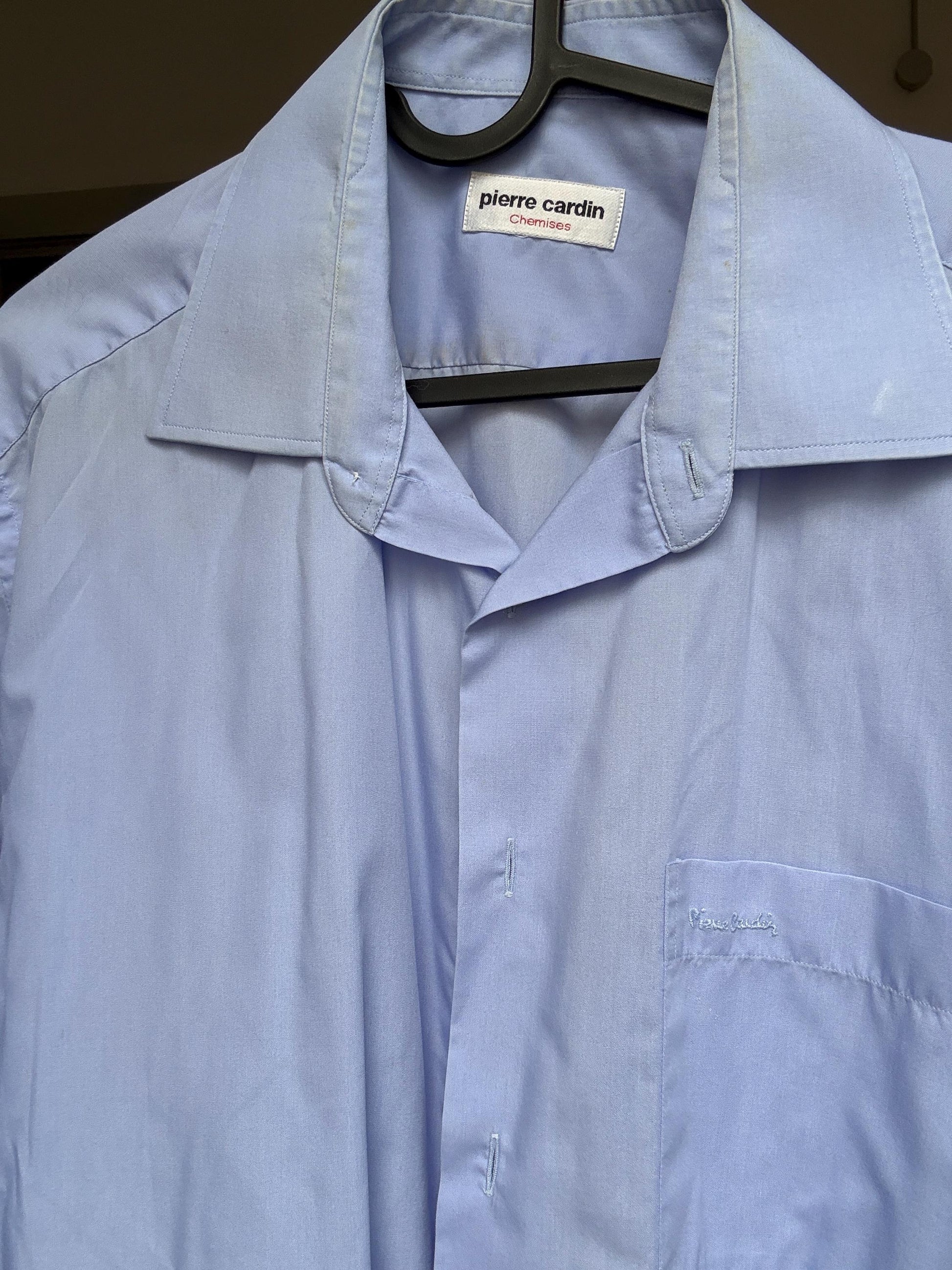 Vintage Pierre Cardin oversized button down shirt, size 43 – Scandi cool girl style à la Sofia Richie Grainge streetwear aesthetic