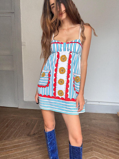 Manoush Mini Dress in Indie French Style — additional view 8