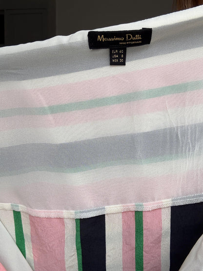 Silk Camisole With Colorful Stripes — additional view 8