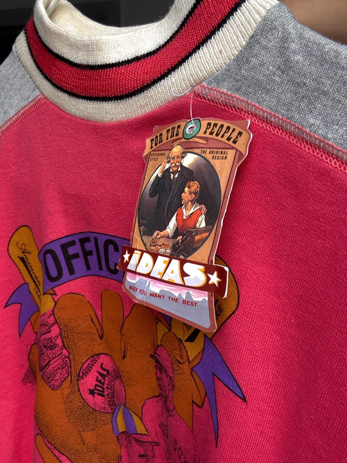 Vintage New York Yankees Baseball Sweatshirt – 80s Style Graphic Jumper by Ideas, Tag Size 10, Made in Spain, Unworn with Tags