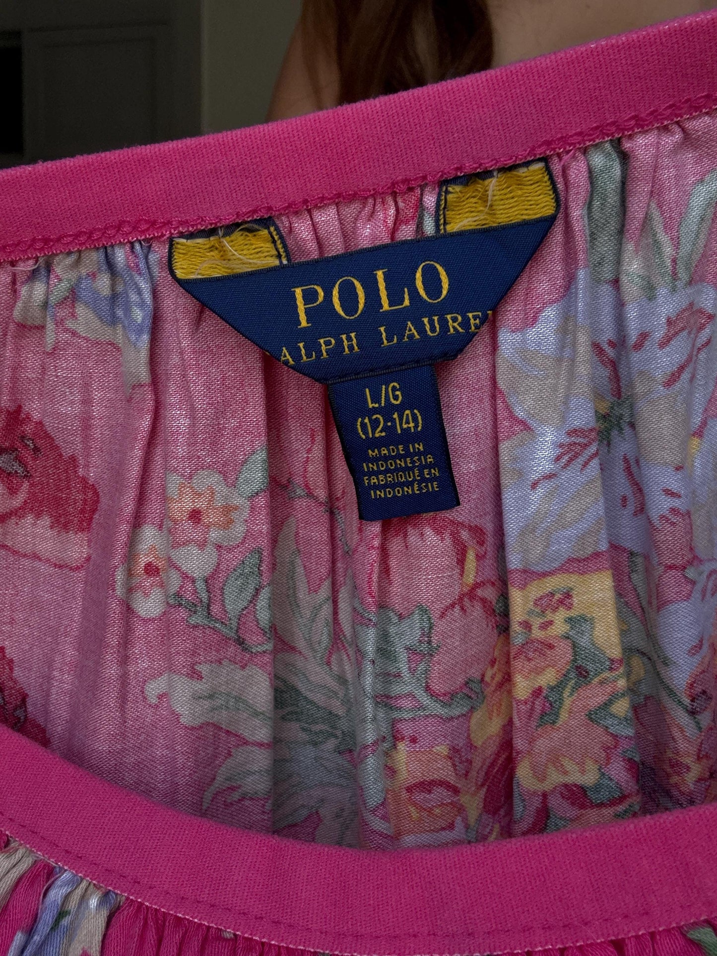 Polo Ralph Lauren pink floral mini skirt with pockets – 100% cotton romantic vintage Y2K vibe, fits like modern S/M, cottagecore