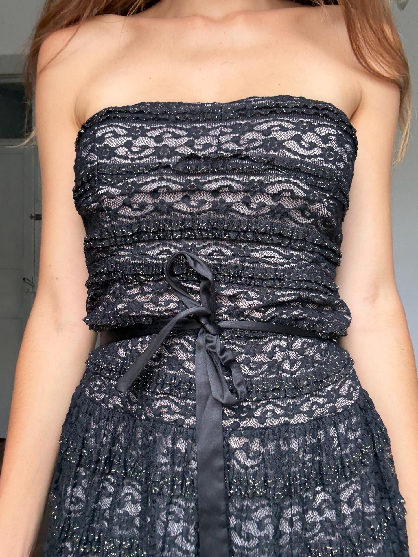 Morgan black lace mini dress, Goth party look | Gossip Girl style sexy short dress, Size M