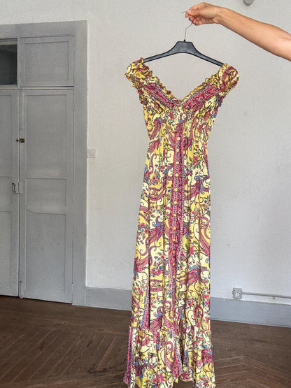 Silk Paisley Fairycore Maxi Dress — additional view 8