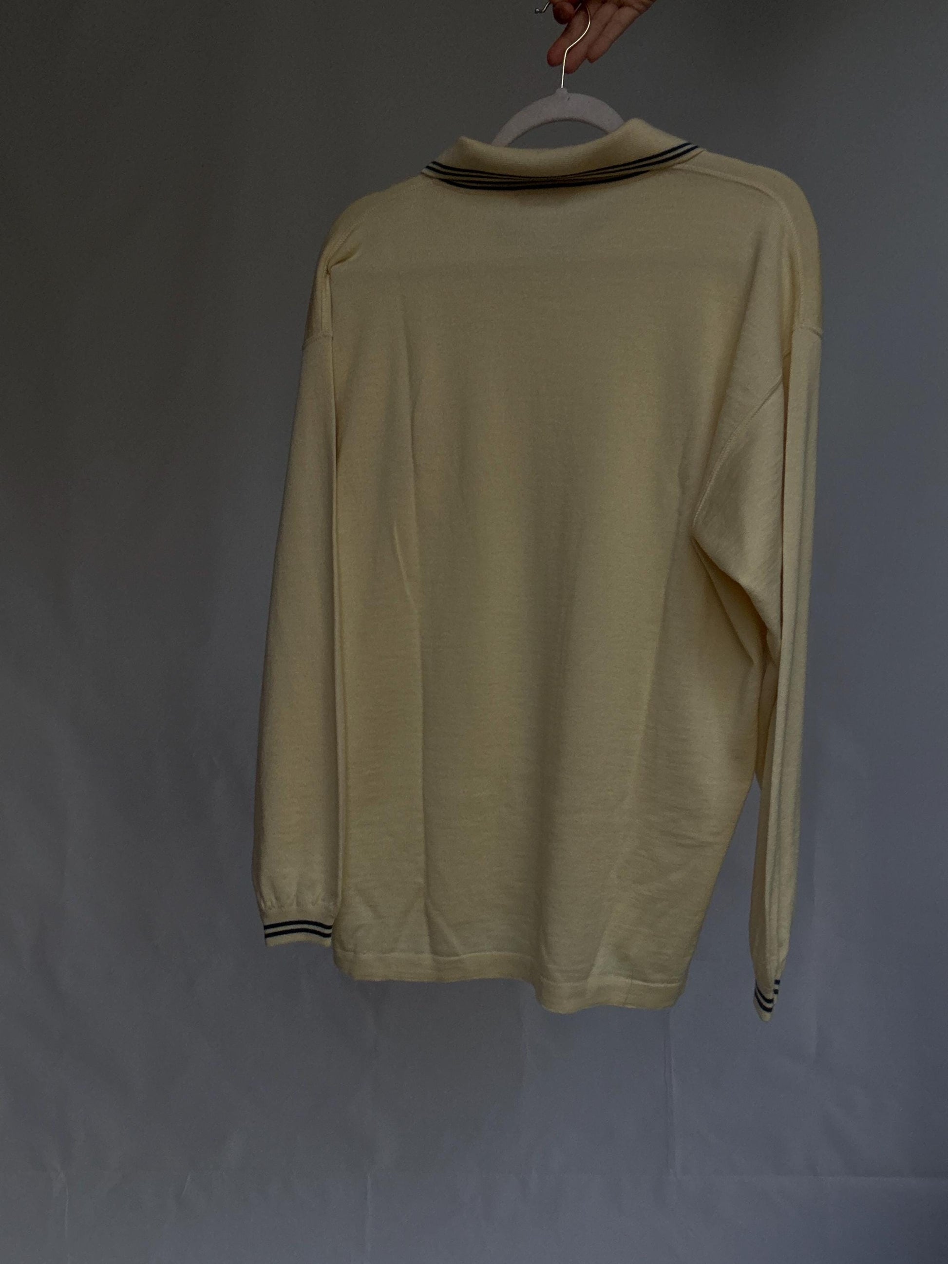 Vintage Loewe Merino & Silk Polo – Unisex Luxury From Madrid