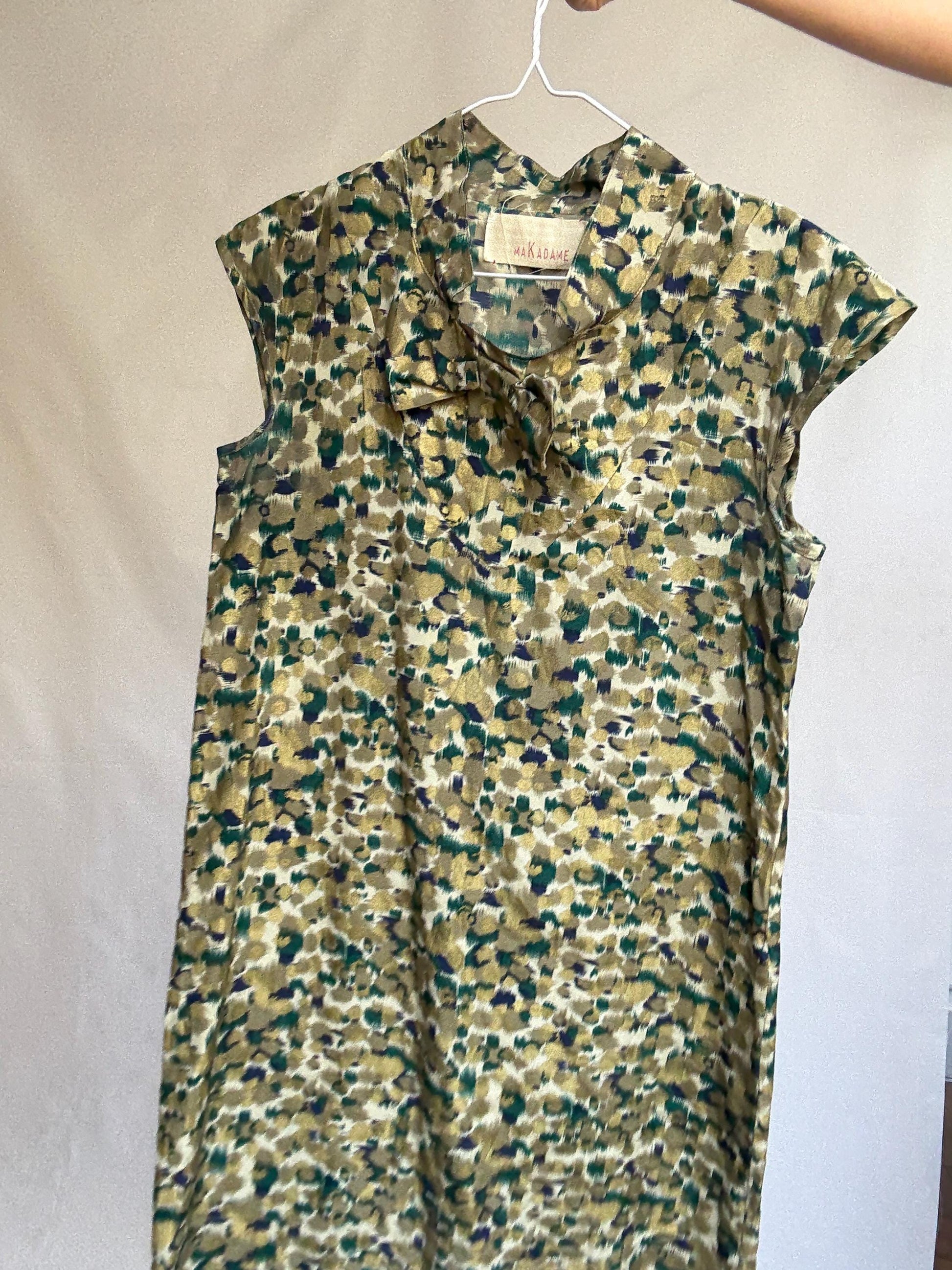 Vintage French Silk Mini Dress – Makadame Paris