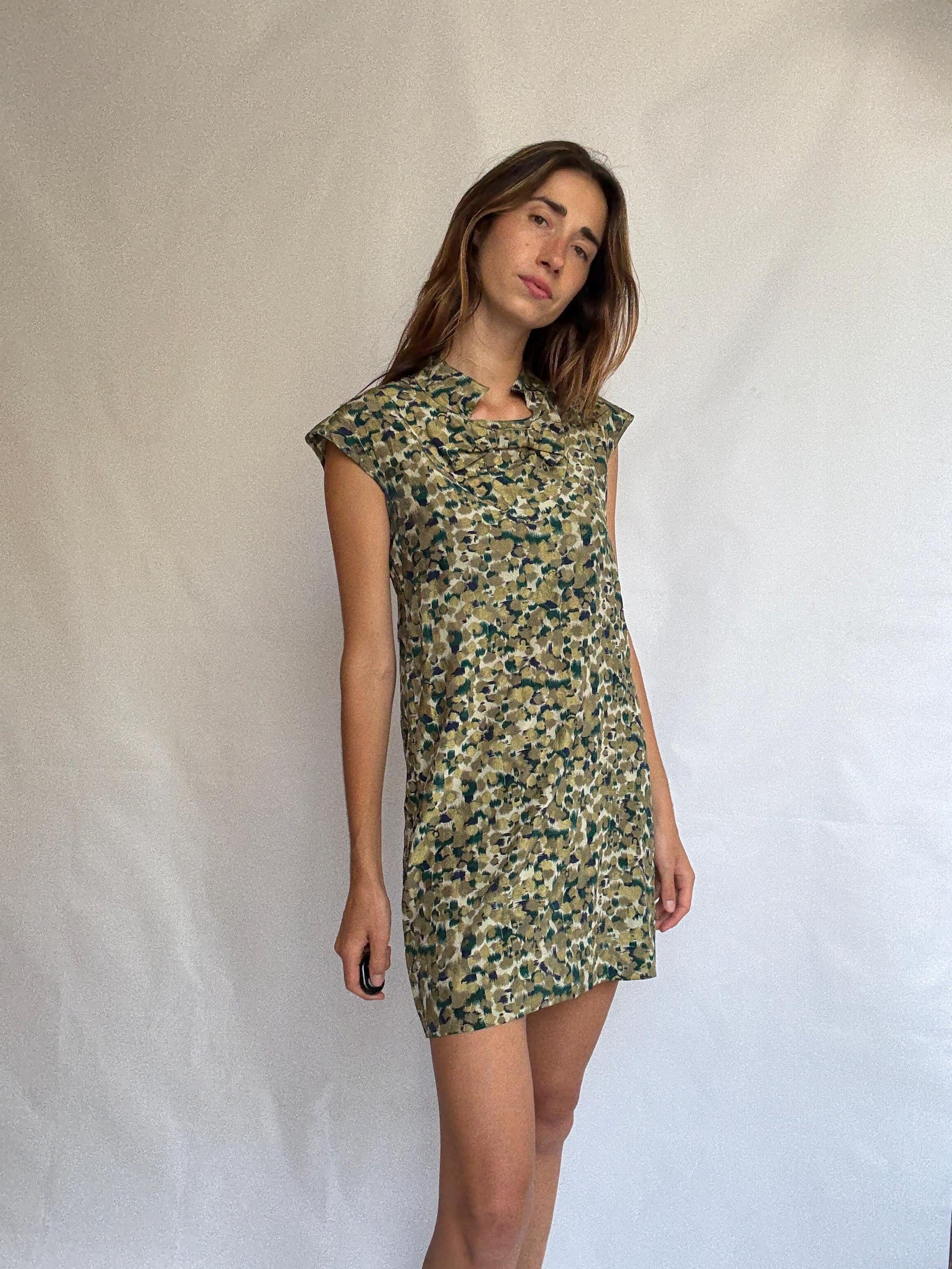 Vintage French Silk Mini Dress – Makadame Paris