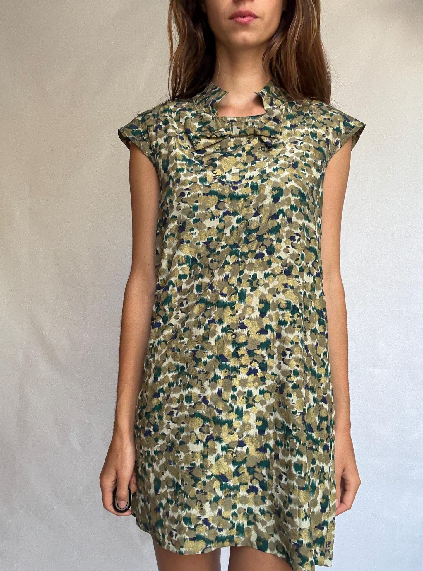 Vintage French Silk Mini Dress – Makadame Paris