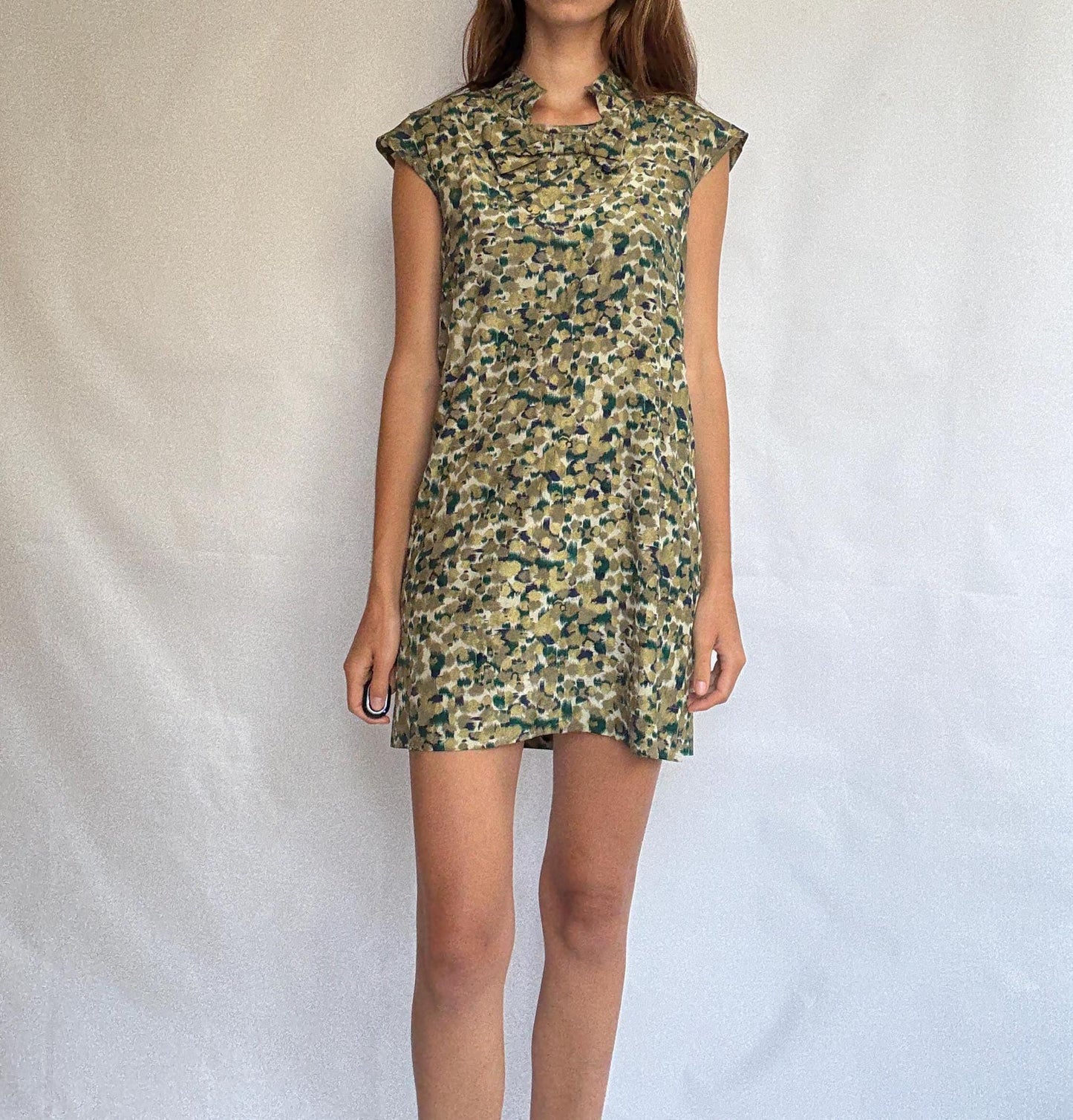 Vintage French Silk Mini Dress – Makadame Paris
