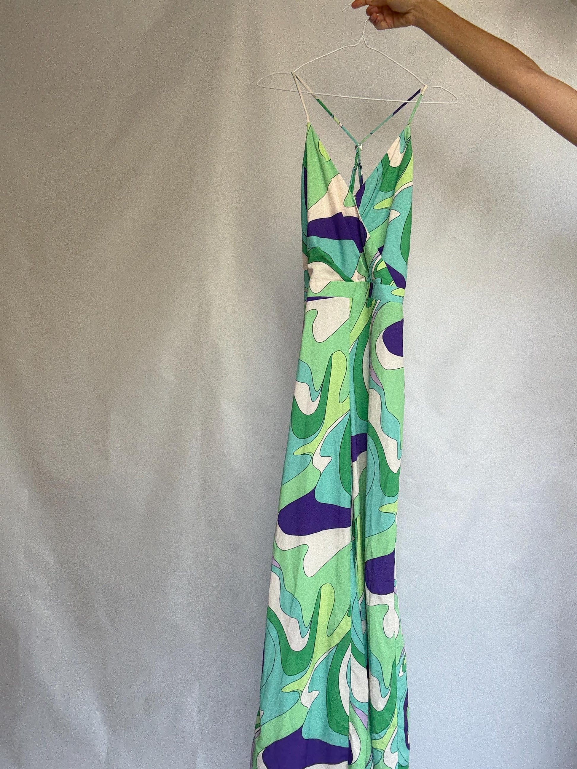 Groovy Retro Print Jumpsuit – New With Tags – Size UK 10 / EU 38 / US 6