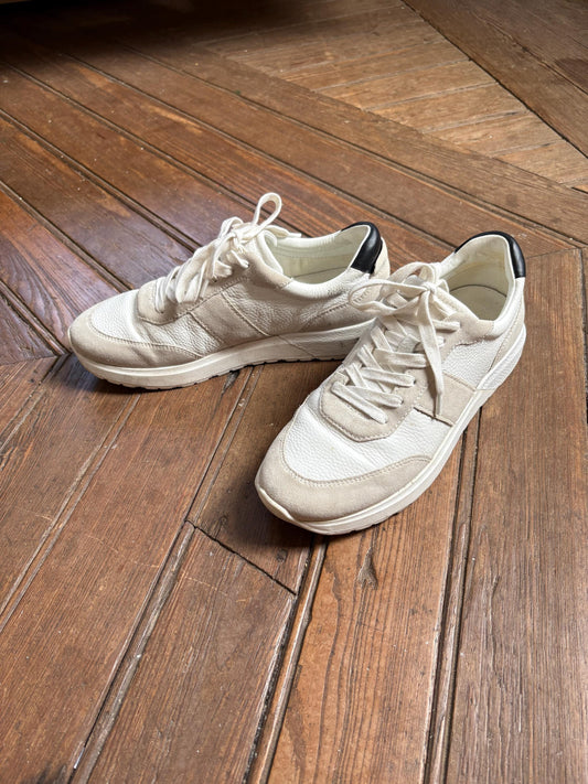 Luxe white Massimo Dutti Sneakers size EU 39 - US 8 - UK 6, Chic women sport shoes