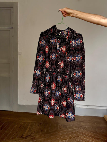 Boho Mini Dress In Vintage Y2K Style — additional view 8
