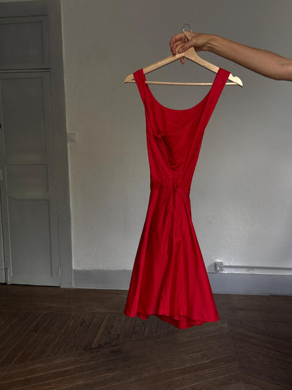 Polo Ralph Lauren Red Criss-Cross Mini Dress — additional view 9