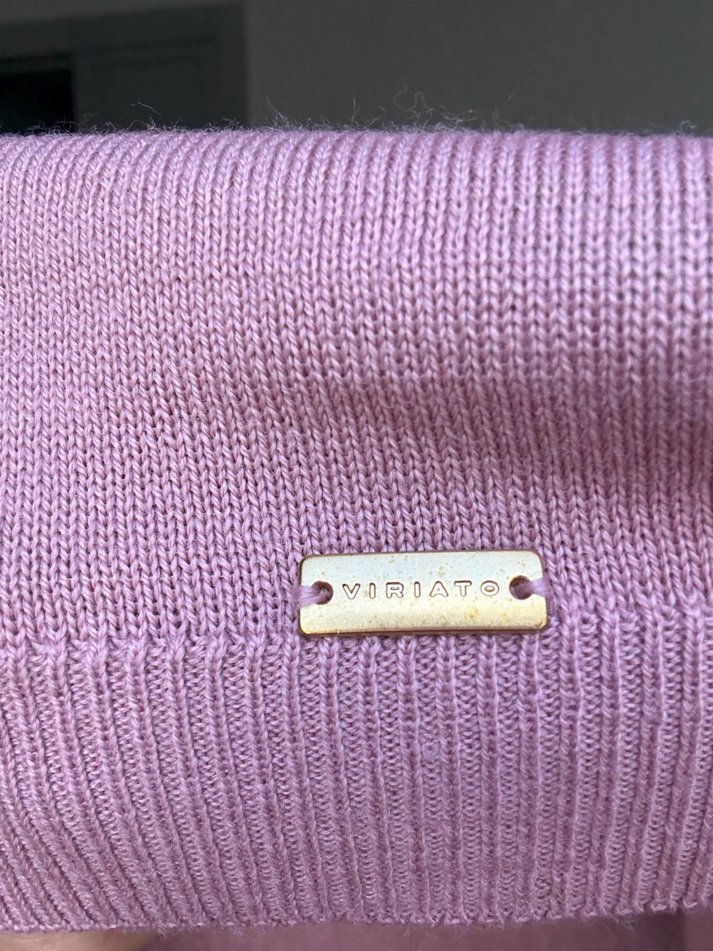 Viriato Dusty Rose Knit Jumper – Luxury Wool Blend, Made in Spain (Size M/L)