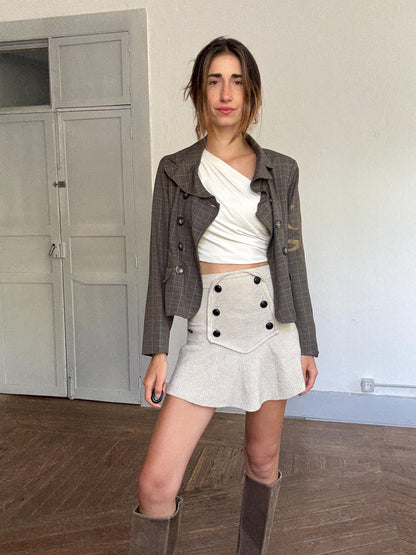 Designer Embroidered Patchwork Blazer — additional view 5