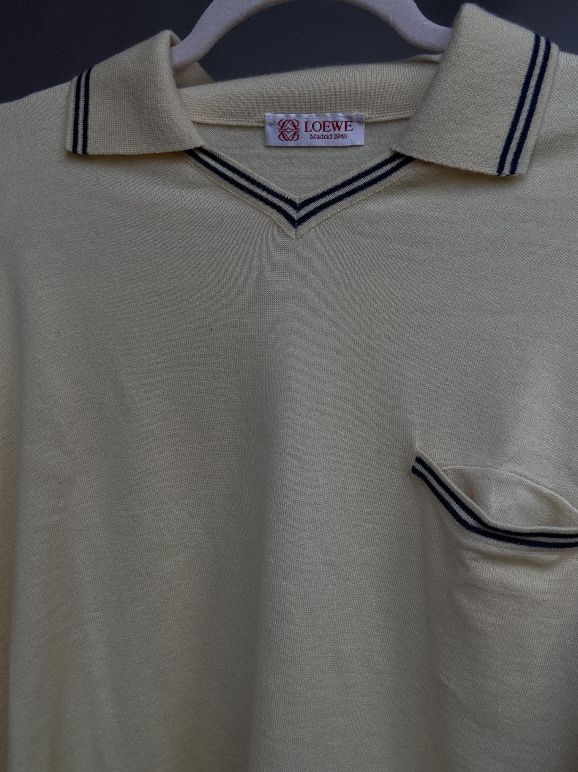 Vintage Loewe Merino Silk Polo - Unisex — additional view 5