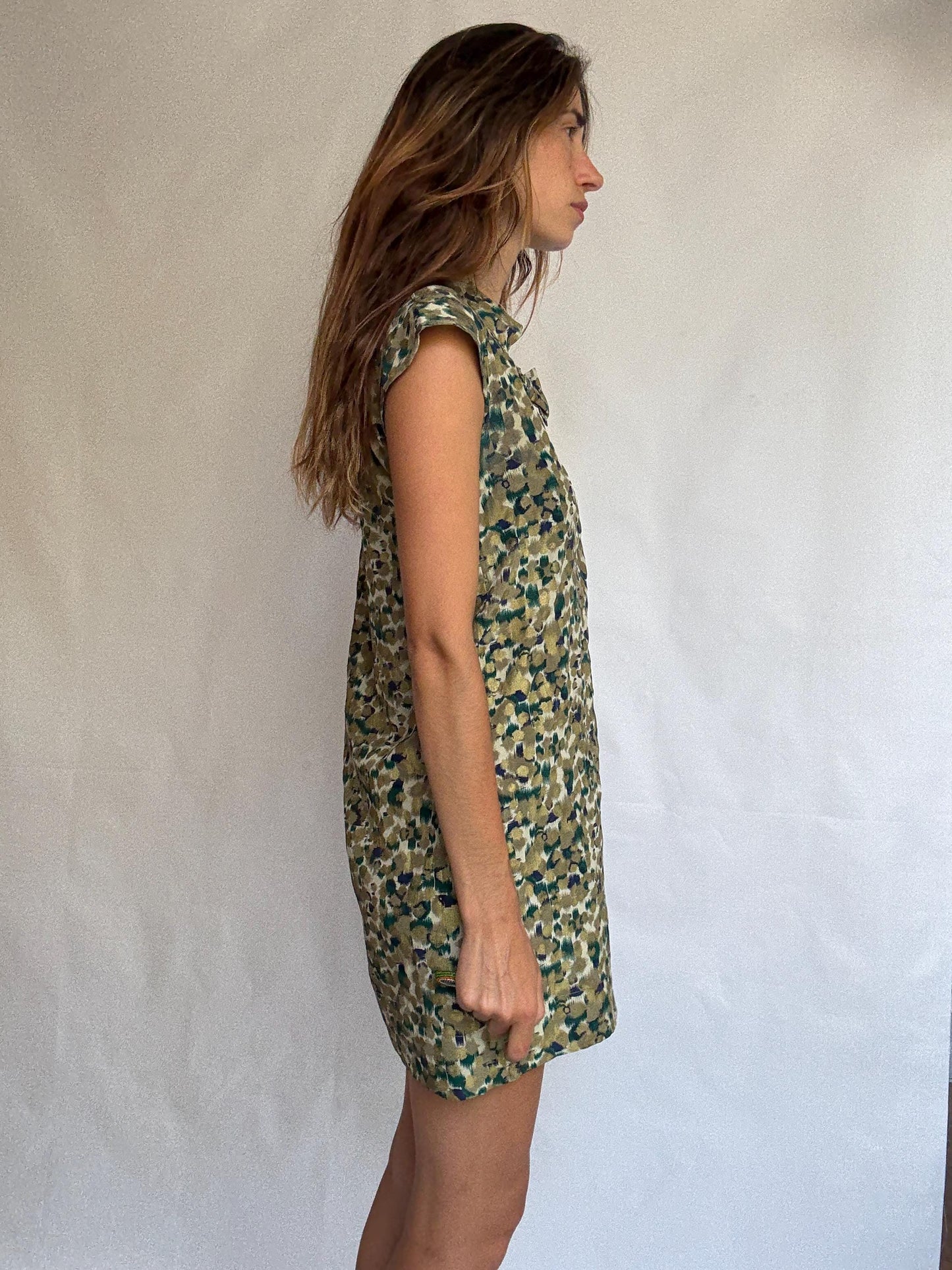 Vintage French Silk Mini Dress – Makadame Paris