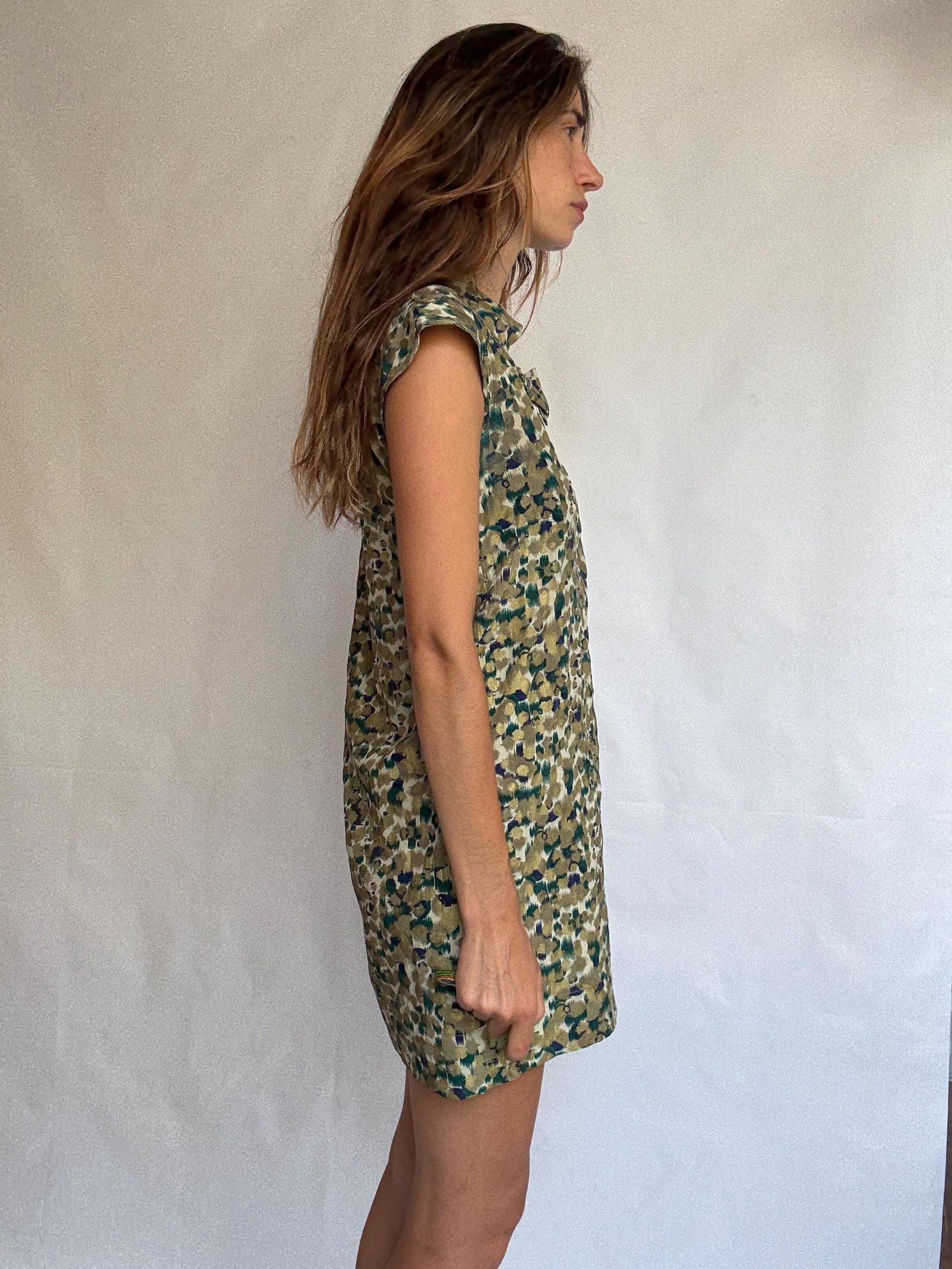 Vintage French Silk Mini Dress – Makadame Paris