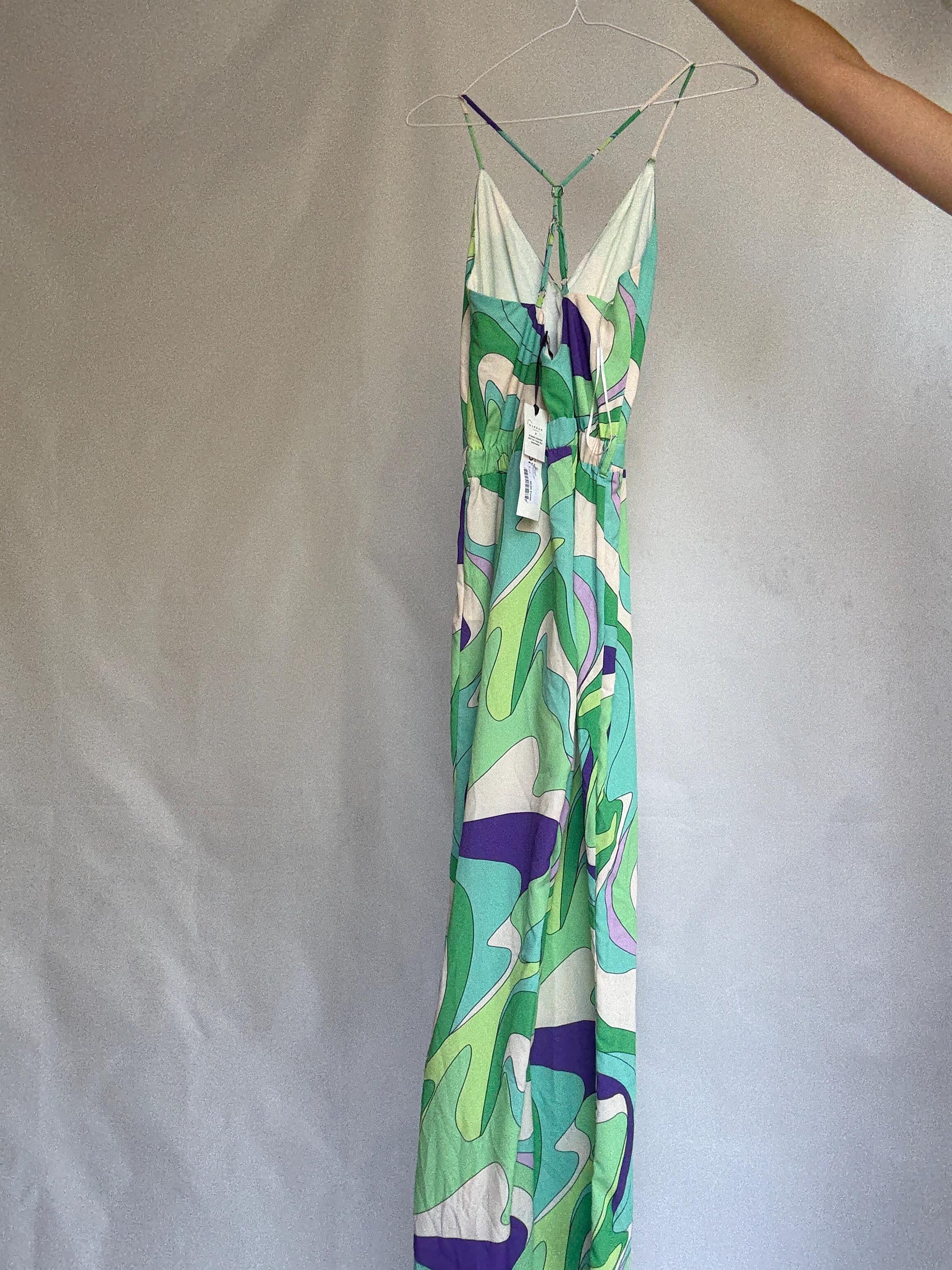 Groovy Retro Print Jumpsuit – New With Tags – Size UK 10 / EU 38 / US 6