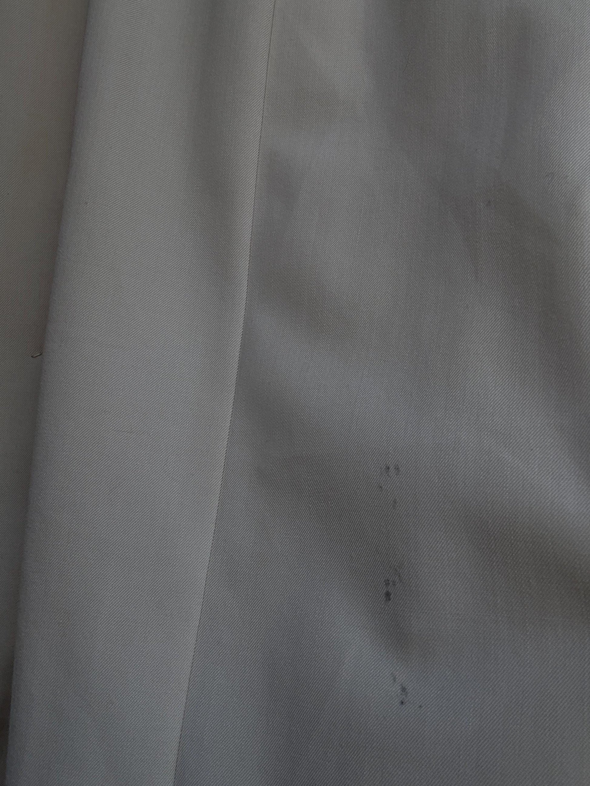 Luxury Designer Alberta Ferretti Cream Dress – Philosophy Line – Elegant white and black Minimalist Midi with Pockets – Size M