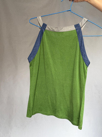 Y2K Adolfo Dominguez Green Racer Cami — additional view 9