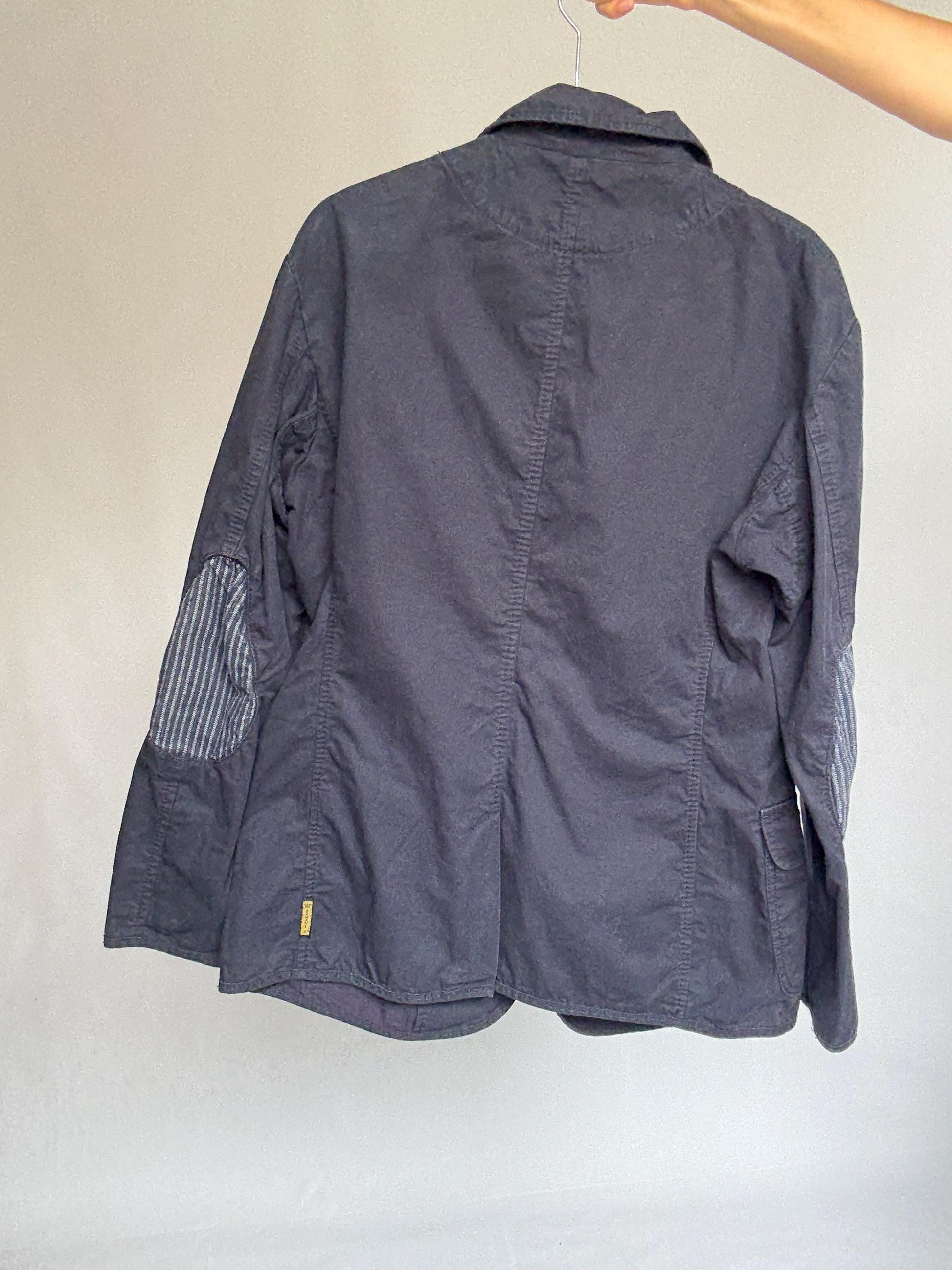 Vintage Men Armani Jeans Cotton Blazer – Unisex Oversized Fit – Size L