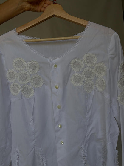 Antique Canarian Embroidered Blouse — additional view 9