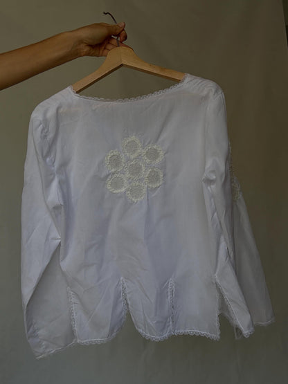 Antique Canarian Embroidered Blouse — additional view 8