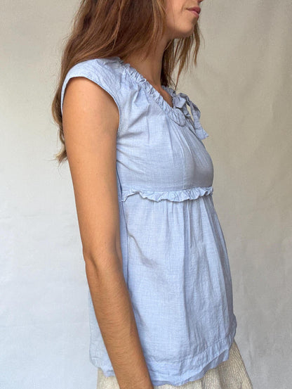 Light Blue Women's Shirt by Max&Co — back view