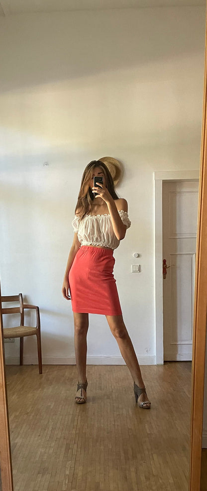 Vintage Valentino Pink Skirt