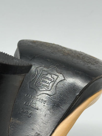 Vintage Balenciaga Peep Toe Heels — additional view 8