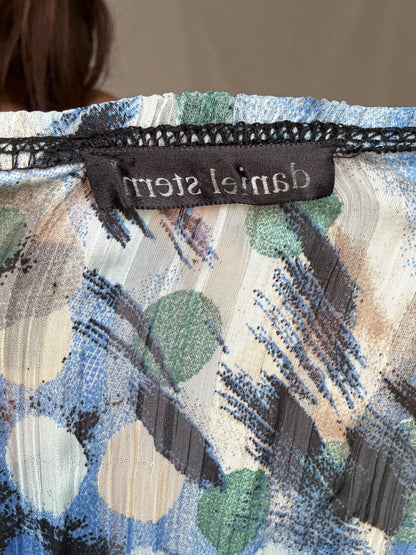 Vintage Geometric Print Cotton Shirt — additional view 8