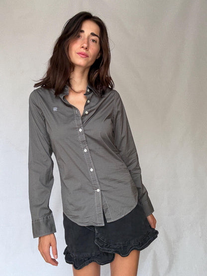 G-Star Raw Grey Button-Up Shirt — additional view 7